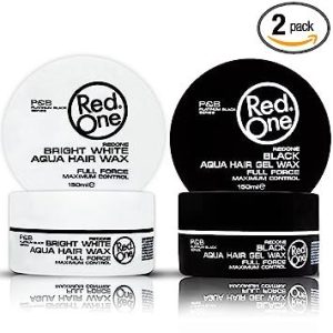 Red One white and Black Control Aqua Hair Gel Wax Full Force 150 ml